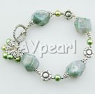 Wholesale Gemstone Bracelet-pearl aquatic agate bracelet