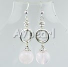 rose quartz earrings