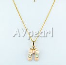 Wholesale Pearl Jewelry-Nickelfree alloy necklace