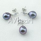 925silver pearl set 