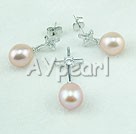 925silver pearl set 