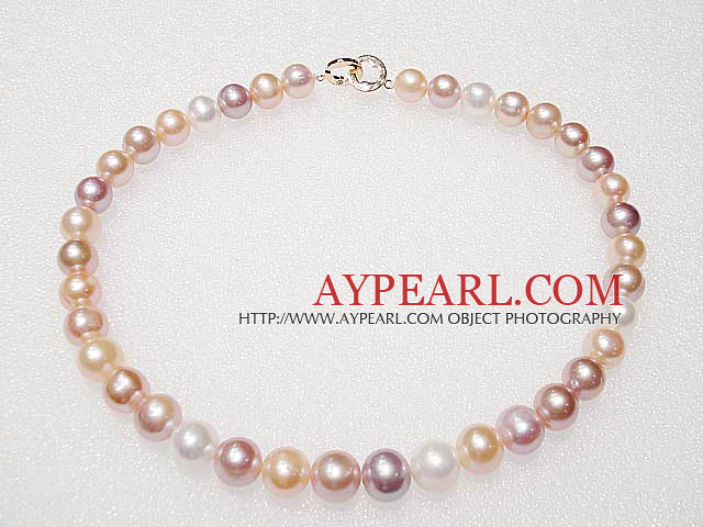 AA 3-color pearl necklace