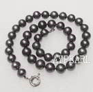 AAA black pearl necklce