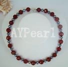 Agate Pearl necklace