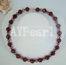 Agate Collier de perles