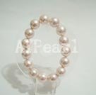 Seashell bead bracelet