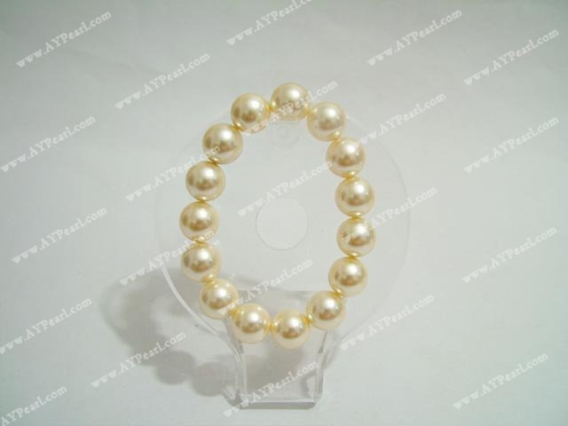 Seashell perles bracelet