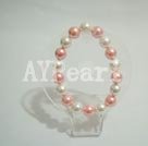 Wholesale Double Color Seashell Beads Bracelet