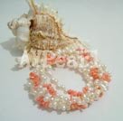 Pearl Coral Βραχιόλι