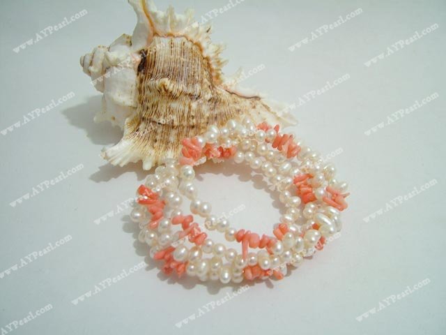 Pearl Coral Bracelet