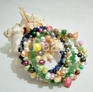 Coloured Pearl Bracelet