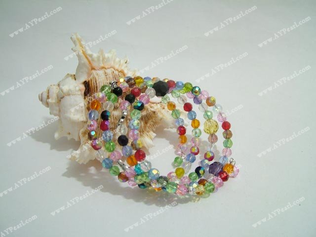 coloured synthetic crystal bracelet