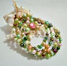 Coloured Pearl Bracelet