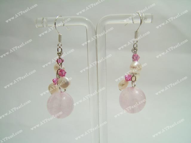 Rose Quartz Earring