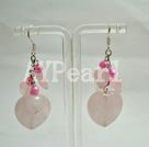 Wholesale earring-Rose Quartz Earring