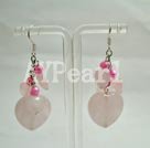 Wholesale Gemstone Earrings-Rose Quartz Earring