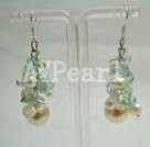 Wholesale earring-Crystal Pearl Earring