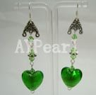 Wholesale crystal and coloured glaze earring