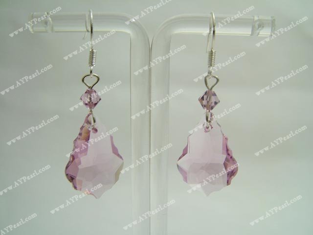 boucle d'oreille de cristal