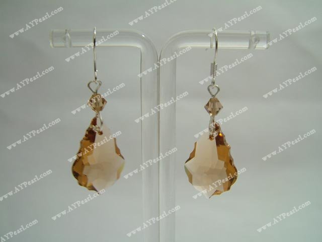 boucle d'oreille de cristal