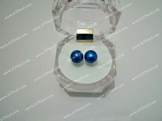 blue pearl stud