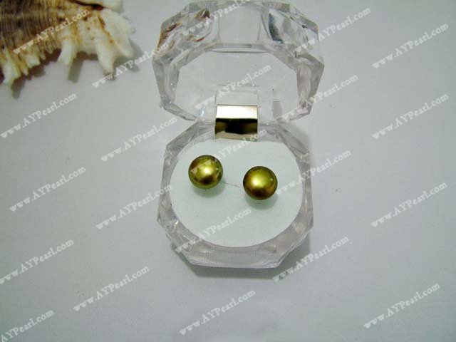 Gold Pearl Stud