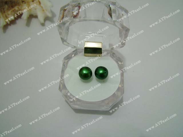 perla verde Stud