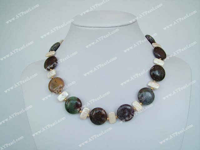 India agate necklace
