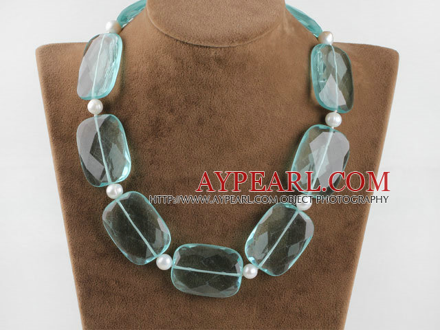 blue quartz necklace