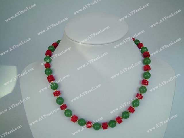 coral necklace