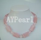 Wholesale Rose quartz necklace