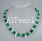 Wholesale pearl turquoise necklace