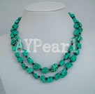 Wholesale garnet turquoise necklace