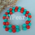 Wholesale coral Turquoise bracelet