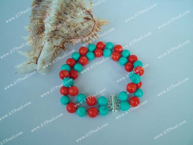 coral Turquoise bracelet