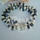 pearl lapis lazuli bracelet