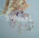 pearl crystal bracelet