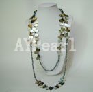 pearl black lip shell necklace