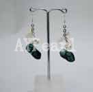 pearl crystal earring