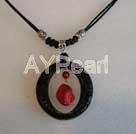 lacquer necklace