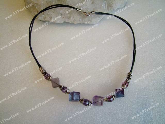 crimson night stone necklace