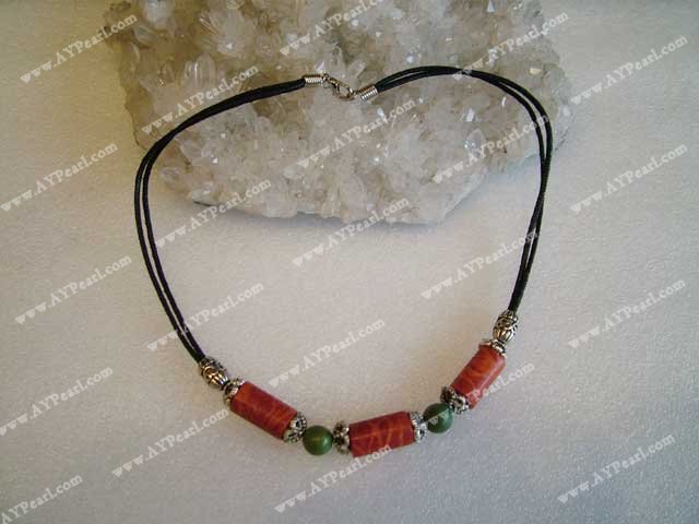 coral necklace