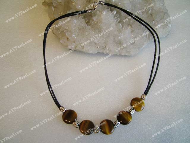 Tiger eye  necklace Tiger øye halskjede