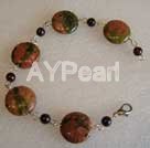 Wholesale Gemstone Bracelet-Picture Jasper bracelet