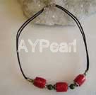 coral necklace