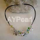 collier en cristal