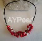 coral necklace