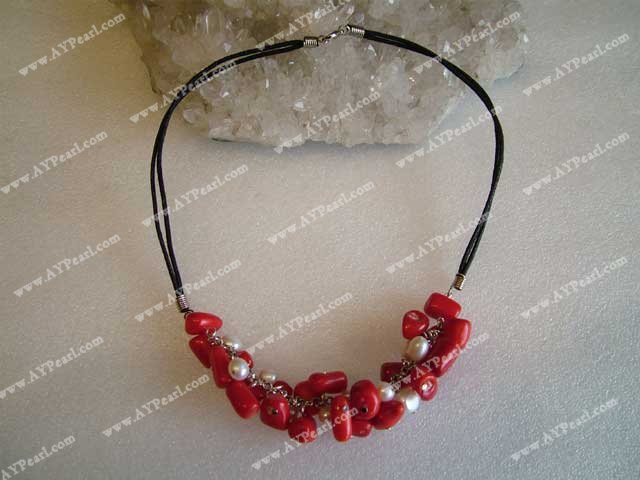 coral necklace