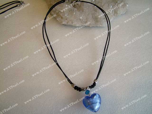 coloured glaze necklace