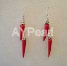 coral earring